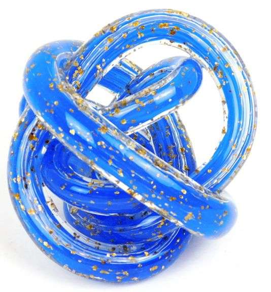 Superb Murano Art Glass Pretzel Paperweight