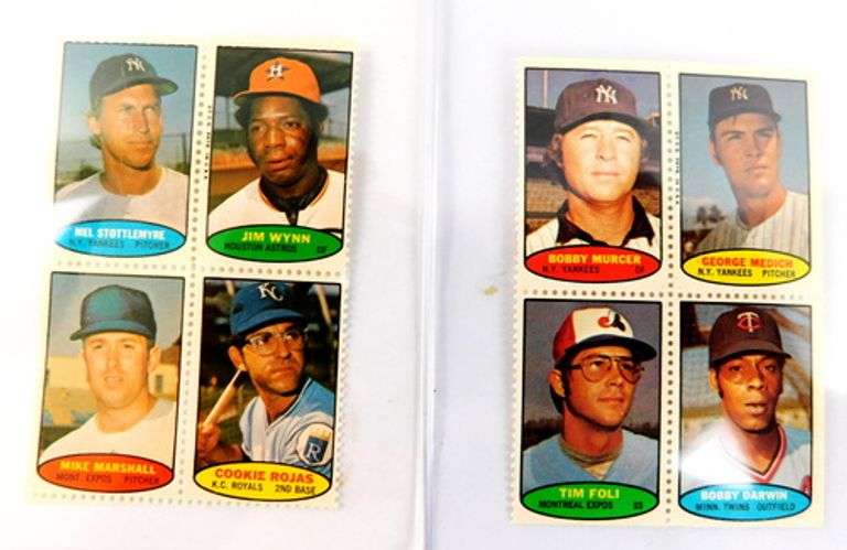 24 Vintage Baseball Greats Stamps