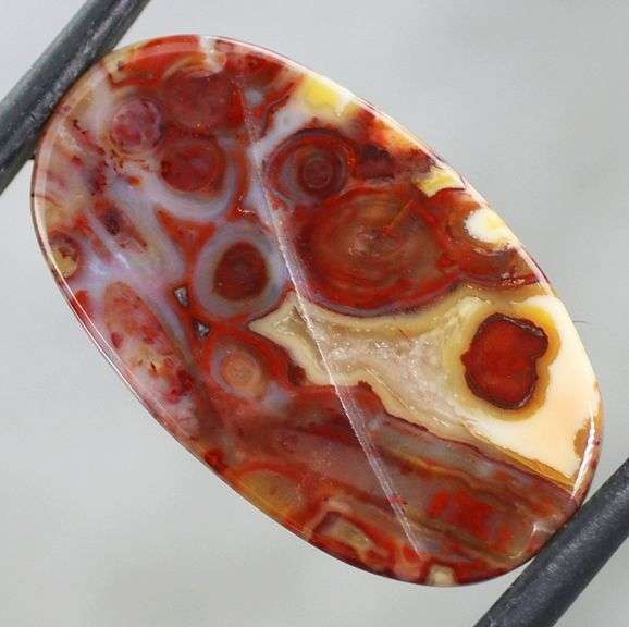 Highly figurative 10.92ct crazy lace Agate