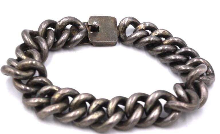 925 Sterling silver Mexico cuban link bracelet