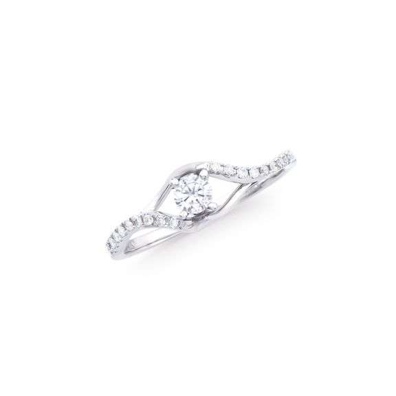 14KT White Gold 0.35ctw Diamond Ring