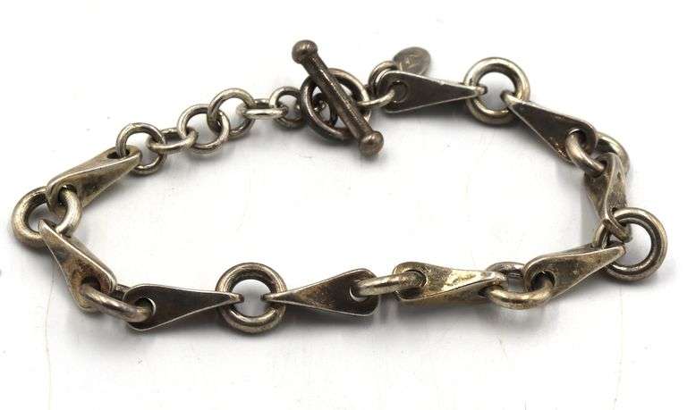 Group lot of 5 Vintage 925 sterling silver bracelets