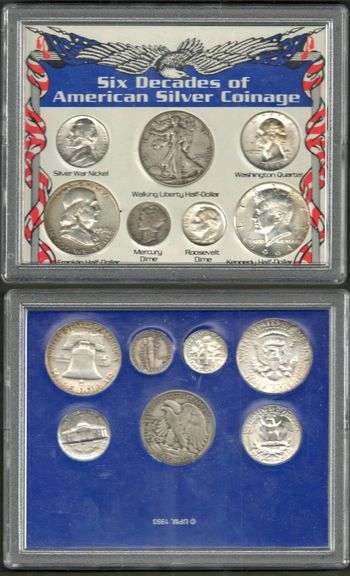Six Decades of American Silver Coinage