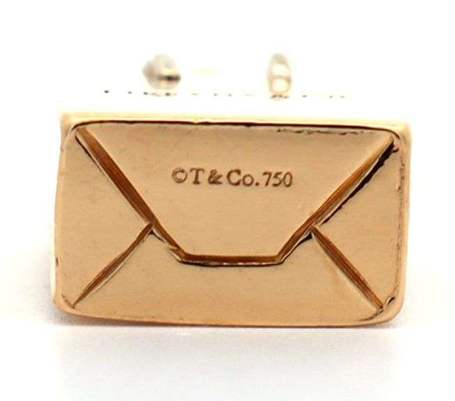 Tiffany & Co. Shopping Bag Pendant Charm in 18K
