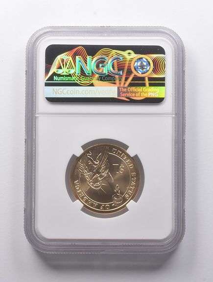 MS69 2008-P John Quincy Adams Presidential $1 Annual Dollar Set NGC