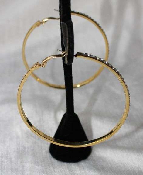 Stylish Golden Color Hoop Earrings