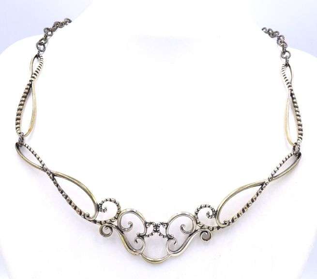 Vintage 925 sterling silver necklace