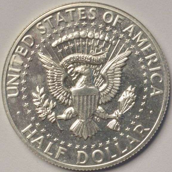 1964 Rare Accent Hair Variety Proof Kennedy Half Dollar