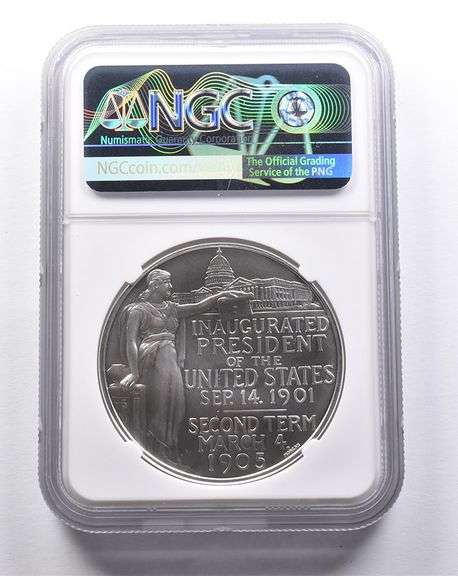 Grade Co. Err MS69 (2015-Date) Theodore Roosevelt 1oz Silver Medal NGC