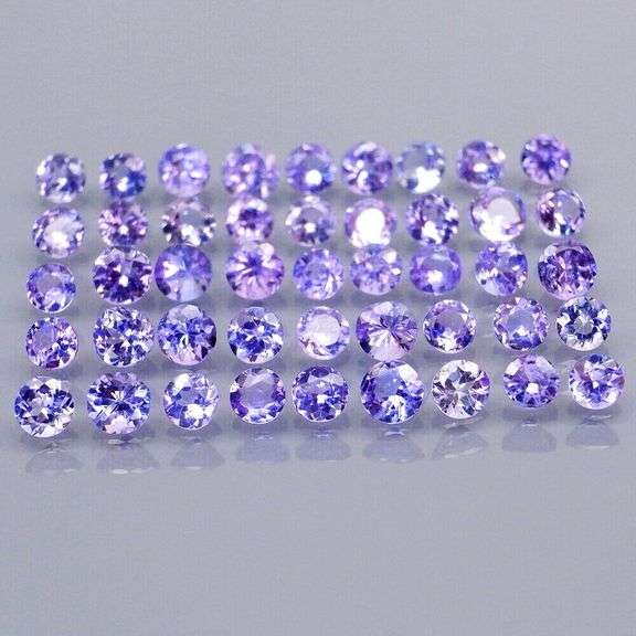 Stunning 3.28ct diamond cut Tanzanite set