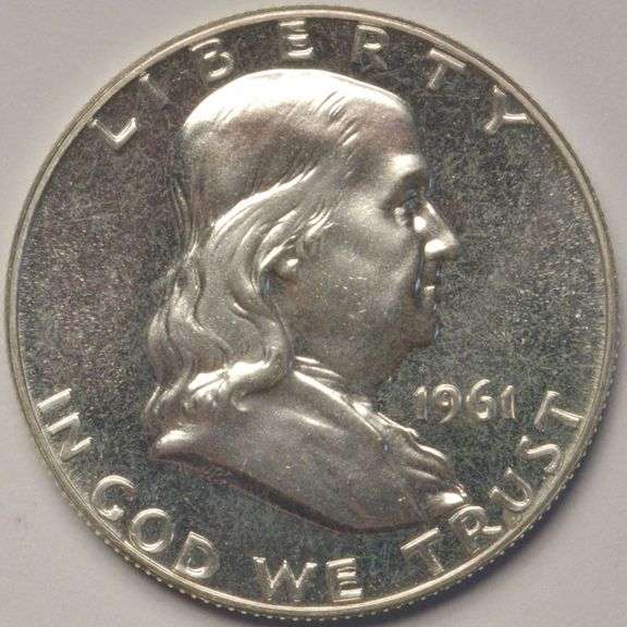 1961 Proof Franklin Half Dollar