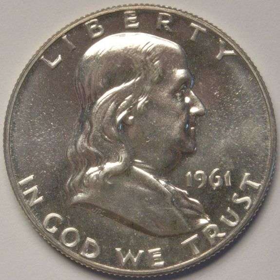 1961 Proof Franklin Half Dollar