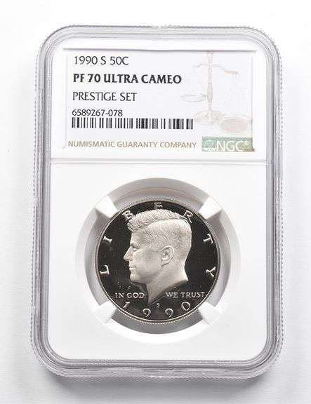 PF70 UCAM 1990-S Kennedy Half Dollar Prestige Set NGC RARE PEDIGREE