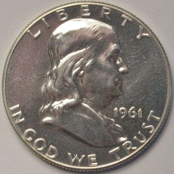 1961 Proof Franklin Half Dollar
