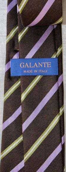 Fine Quality Italian Hand Made Silk Tie By Galante
