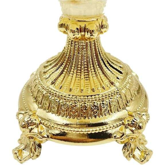 Classic Gold Centerpiece Bowl Platinum & 24K Gold Accents