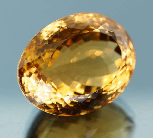 MASSIVE 57.53ct golden champagne Citrine