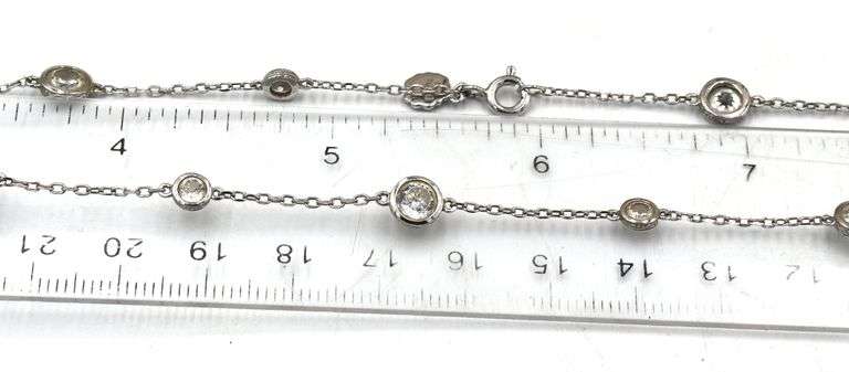 Group lot of Vintage 925 sterling silver necklaces