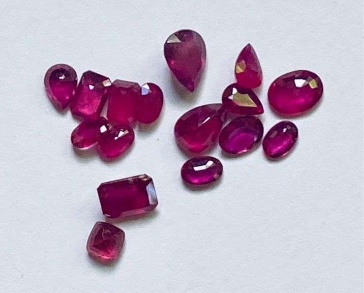Brilliant Collection of 18.51CTS Ruby Gemstone Parcel