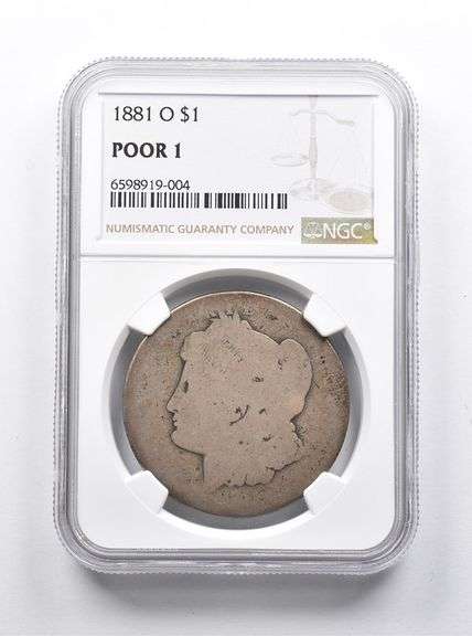 POOR 1 1881-O Morgan Silver Dollar NGC Lowball Pocket Piece