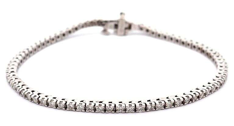 2.00ctw Round Diamond Tennis Bracelet in 18K