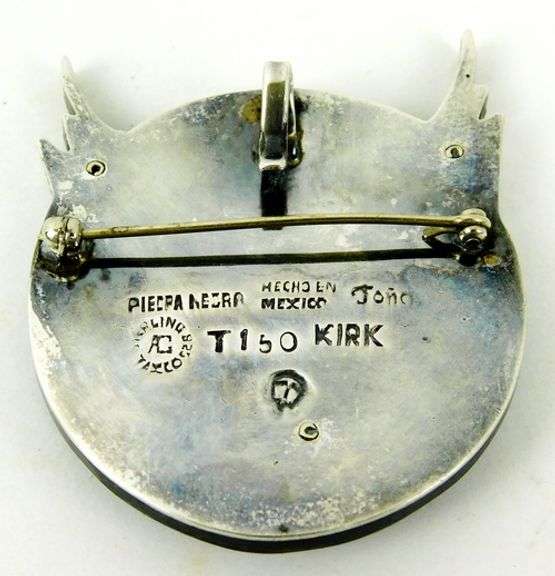 Signed Vintage Taxco Sterling Owl Pin/Pendant