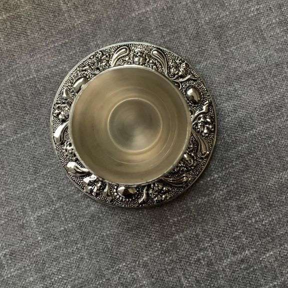 Elegant Nickel-Plated Cup Set