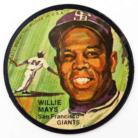 Willie Mays 1971 Mattel Mini Record Premium