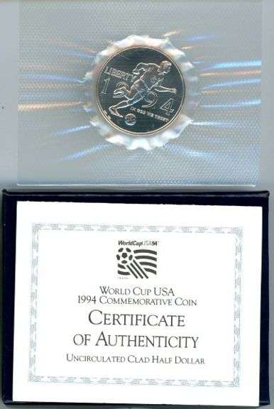 4 Different BU Commemorative Half Dollars with Box/CoA