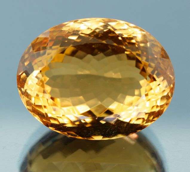 MASSIVE 57.53ct golden champagne Citrine