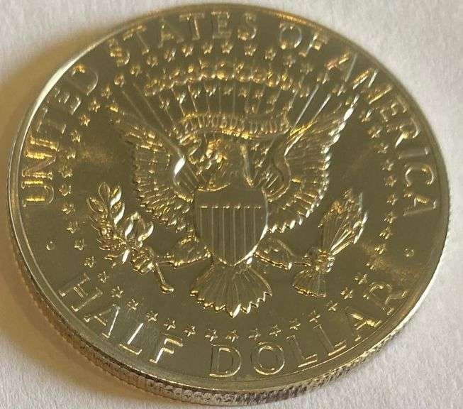 Gem 1964 Proof Accented Hair Kennedy Half Dollar