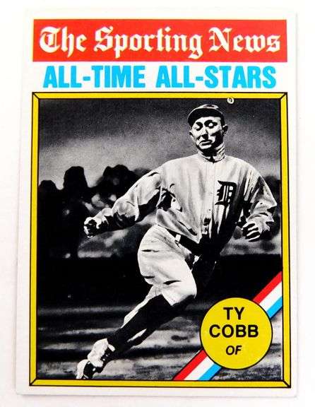 Ty Cobb 1976 Topps Sporting News Baseball Card