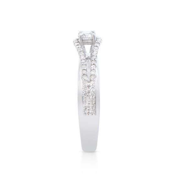 14KT White Gold 0.45ctw Diamond Ring