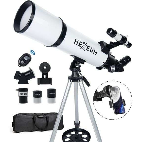 Premium 80mm High-Definition Portable Telescope