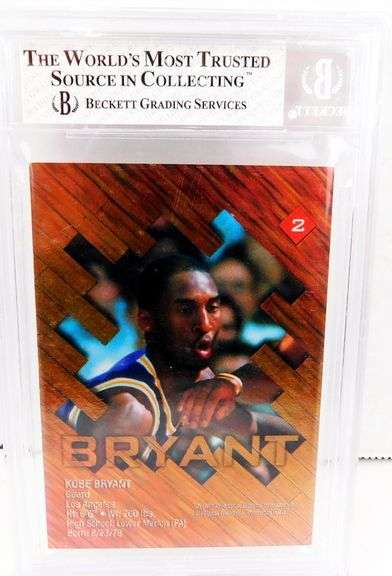 Kobe Bryant Graded 8NM-MT Basketball Card