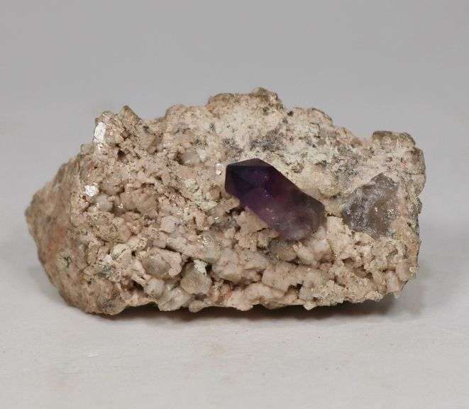 Delicate natural 212.61ct Amethyst in matrix