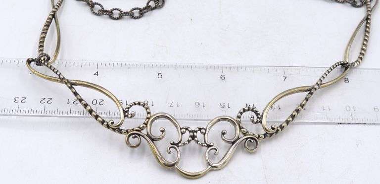 Vintage 925 sterling silver necklace