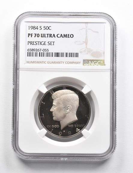 PF70 UCAM 1984-S Kennedy Half Dollar Prestige Set NGC RARE PEDIGREE
