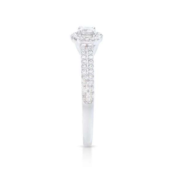 14KT White Gold 0.53ctw Diamond Ring