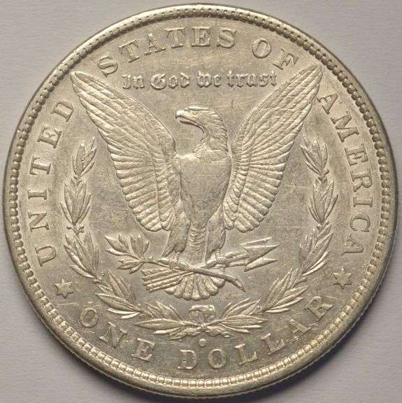 1880-O Morgan Silver Dollar Lamination Error