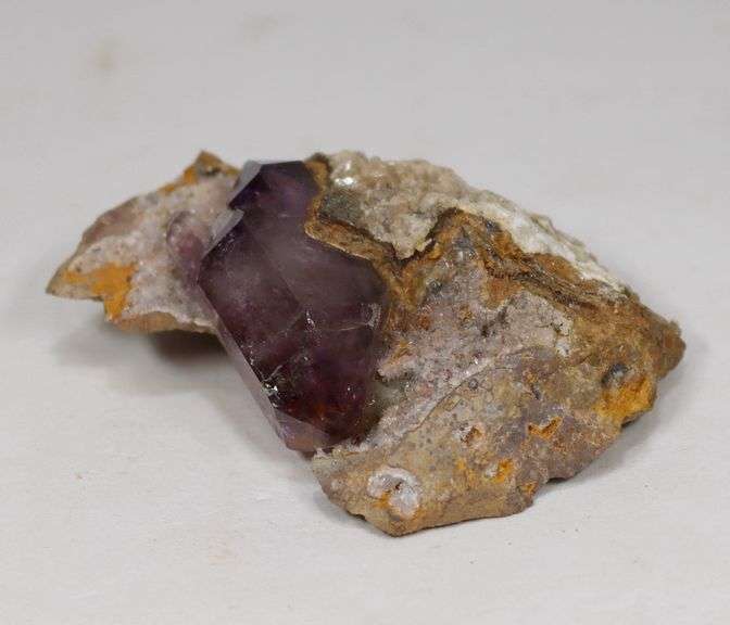 Huge! 345ct natural Amethyst in matrix