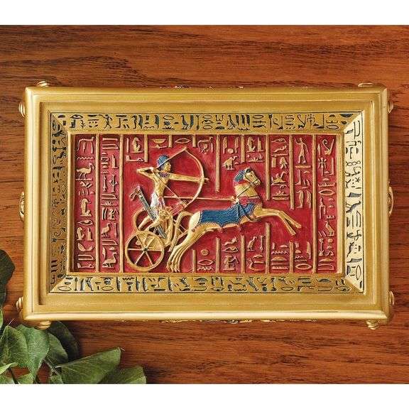 Royal Egyptian Chariot Jewelry Box