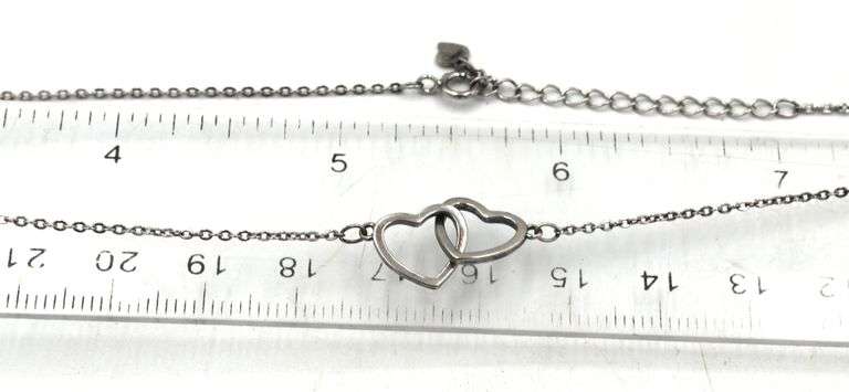Group lot of Vintage 925 sterling silver necklaces