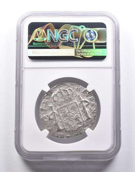 Genuine El Cazador Spanish Colonial 4 Reales NGC Shipwreck Certificate