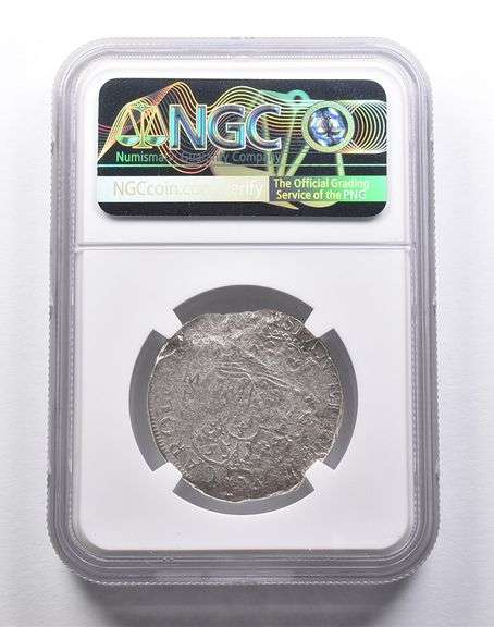 Genuine 1770 El Cazador Spanish Colonial 4 Reales NGC Shipwreck Cert.