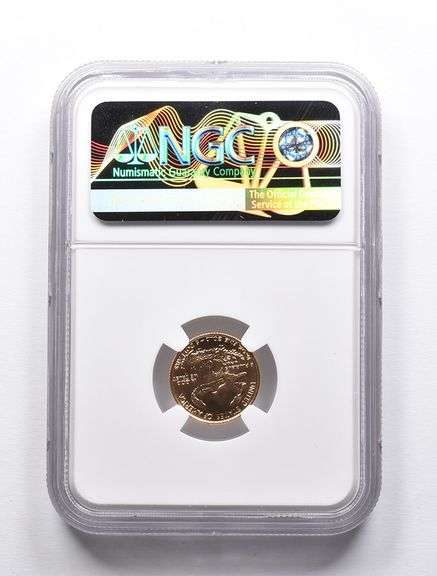 MS70 1998 $5 American Gold Eagle 1/10 Oz Gold NGC