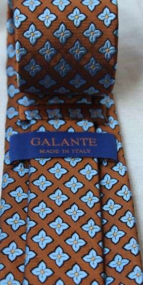 Fine Quality Italian Hand Made Silk Tie By Galante