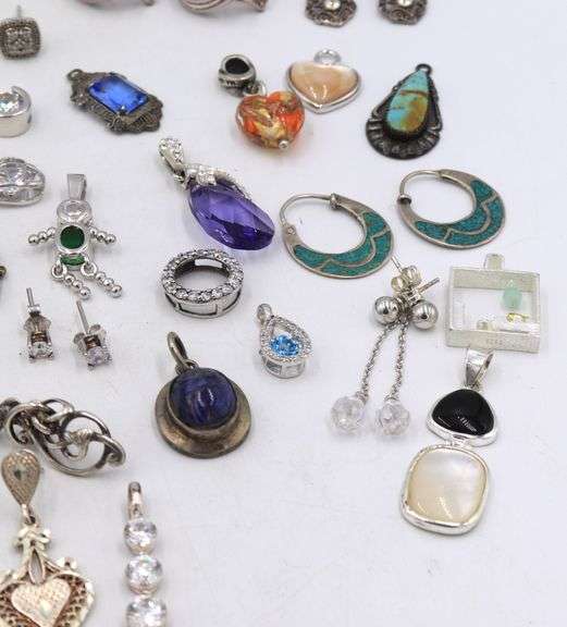 Group lot of Vintage 925 sterling silver mixed Jewelry