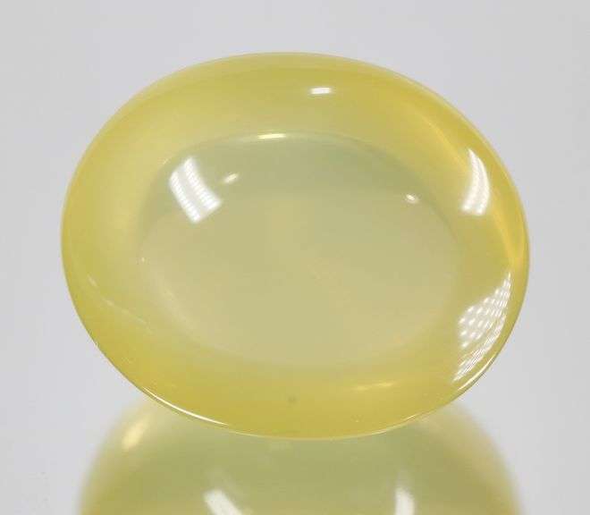 Warm gold 19.75ct big Citrine cabochon