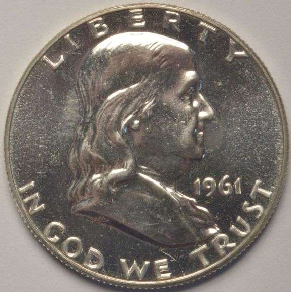 1961 Proof Franklin Half Dollar